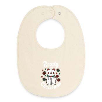 Bereit für Weihnachten - Baby Organic Lätzchen - Natur - Vorne