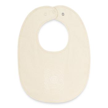Kernkreis Nano-Tech Muster - Baby Organic Lätzchen - Natur - Vorne