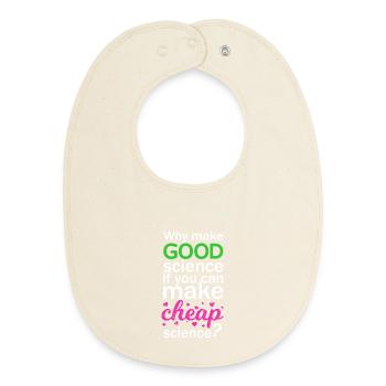 Cheap Science - Baby Organic Lätzchen - Natur - Vorne
