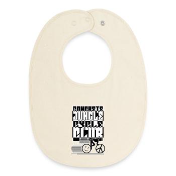 Coureur - Bavoir bébé bio - écru doux - Devant