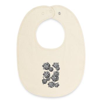 Spiegelkugeln - Baby Organic Lätzchen - Natur - Vorne