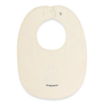Coffee Funny Coffee Saying Office - Baby Organic Bib - soft Ecru - Front