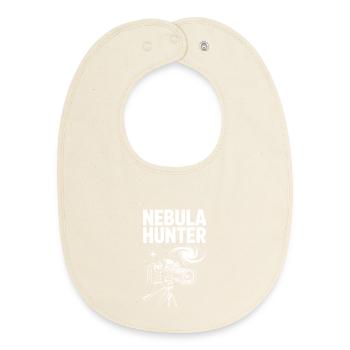 Nebula Hunter Teleskopkunst - Baby Organic Lätzchen - Natur - Vorne