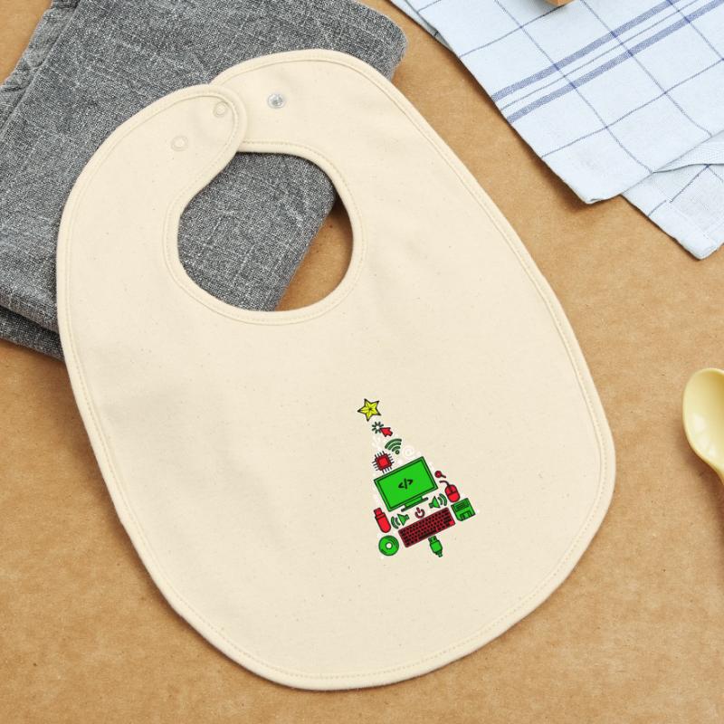 Code Debug Skripting Developer Computerfreak Baby Organic Lätzchen