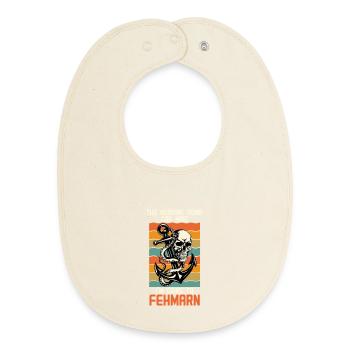 Grandpa RETIREMENT HOME CAN WAIT, I'M GOING TO - Baby Organic Bib - soft Ecru - Front