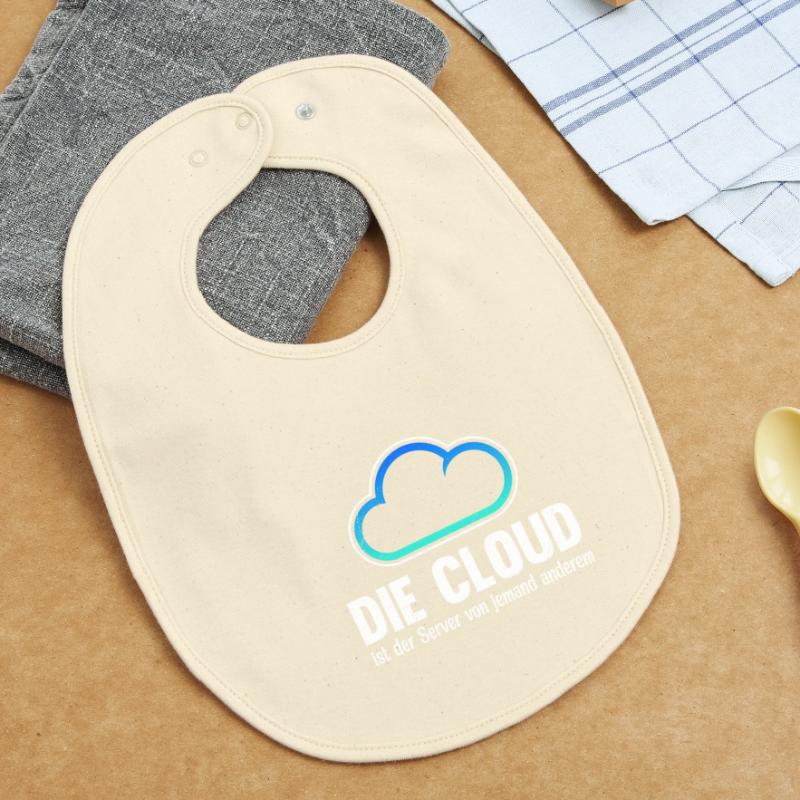 Coder DIE CLOUD IST DER SERVER VON JEMANDE ANDREN Baby Organic Lätzchen
