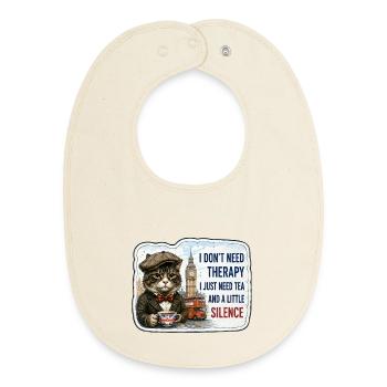 Tea and Silence - Baby Organic Lätzchen - Natur - Vorne