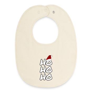 Frohes Fest - Baby Organic Lätzchen - Natur - Vorne