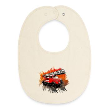 IFA S 4000 1 mit Drehleiter - Baby Organic Lätzchen - Natur - Vorne