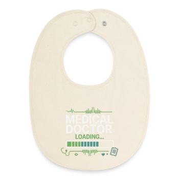 Medizinischer Doktor Loading - Baby Organic Lätzchen - Natur - Vorne