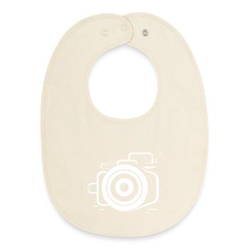 Kamera Fokus - Baby Organic Lätzchen - Natur - Vorne