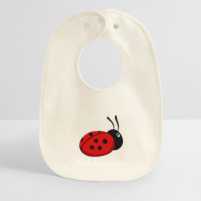 Modschegiebchen Ladybug Saxon Gift Idea Baby Organic Bib