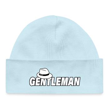 GENTLEMAN - Baby Organic Beanie - powder blue - Front