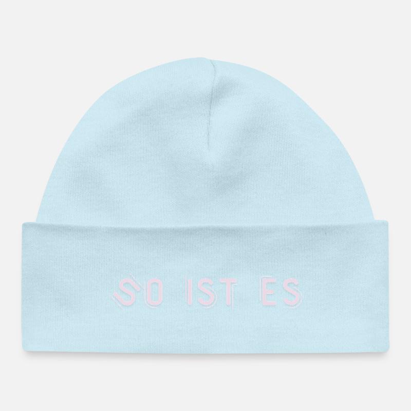 C’est juste - Bonnet bébé bio - bleu poudré
