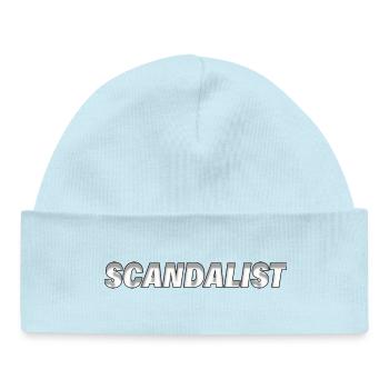 SCANDALIST - Baby Organic Beanie - powder blue - Front