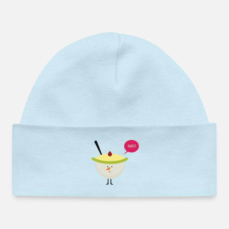 doux - Bonnet bébé bio - bleu poudré