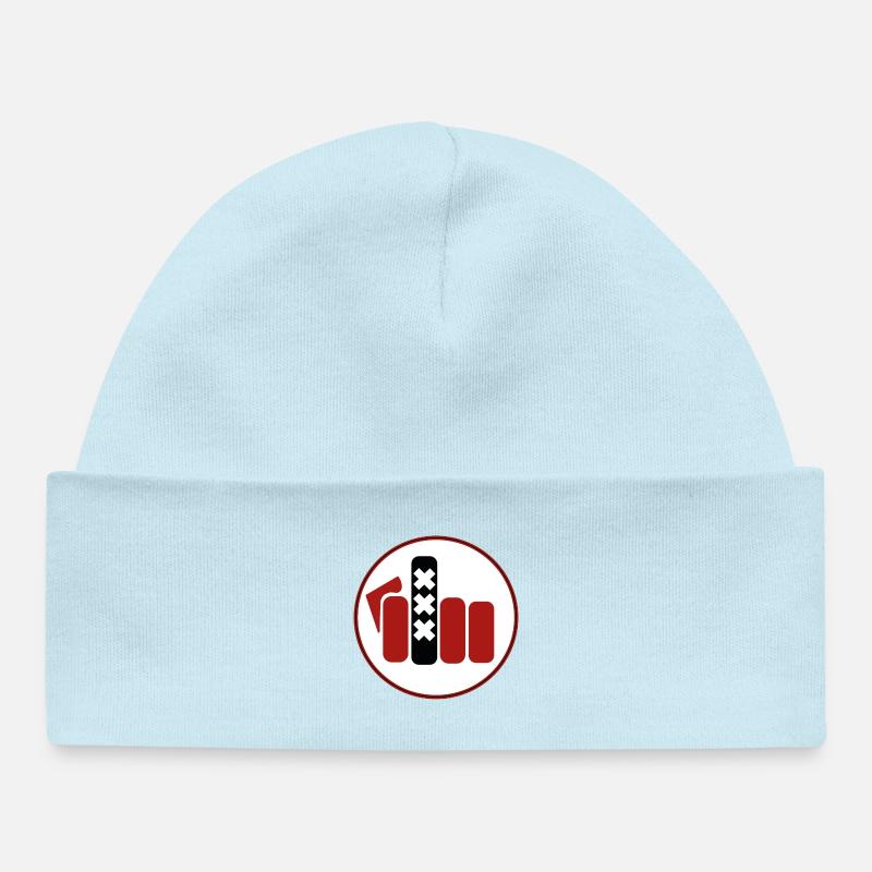 020FY - Bonnet bébé bio - bleu poudré