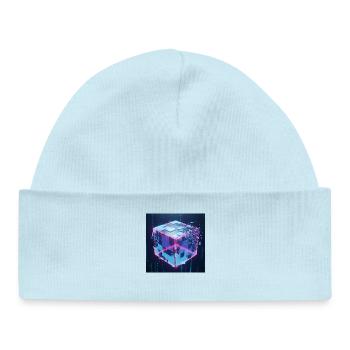 Digital Cube Technology Digital Cube Tech - Baby Organic Beanie - powder blue - Front