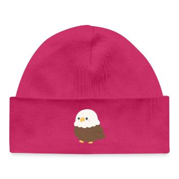 pygargue à tête blanche - Bonnet bébé bio - hot pink - Devant