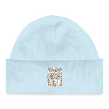 Witchcraft My Passion My Tarot Reading Wicca - Baby Organic Beanie - powder blue - Front