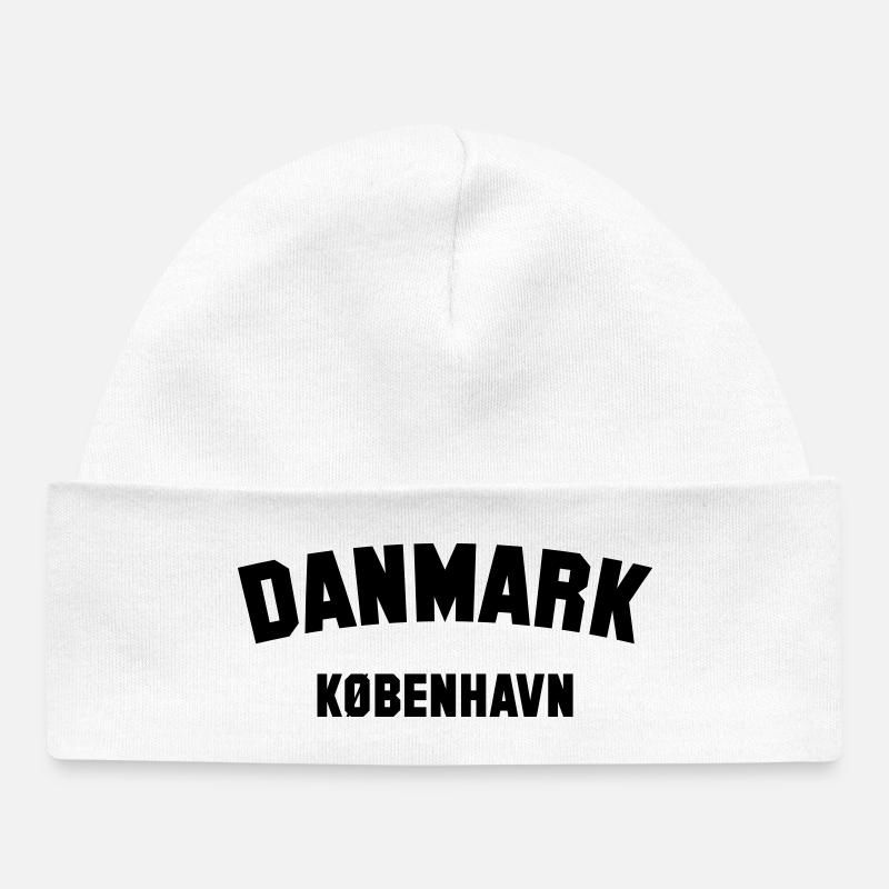 Copenhague, Danemark Danemark - Bonnet bébé bio - blanc