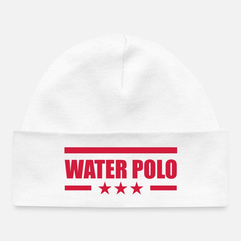 Water Polo - Bonnet bébé bio - blanc