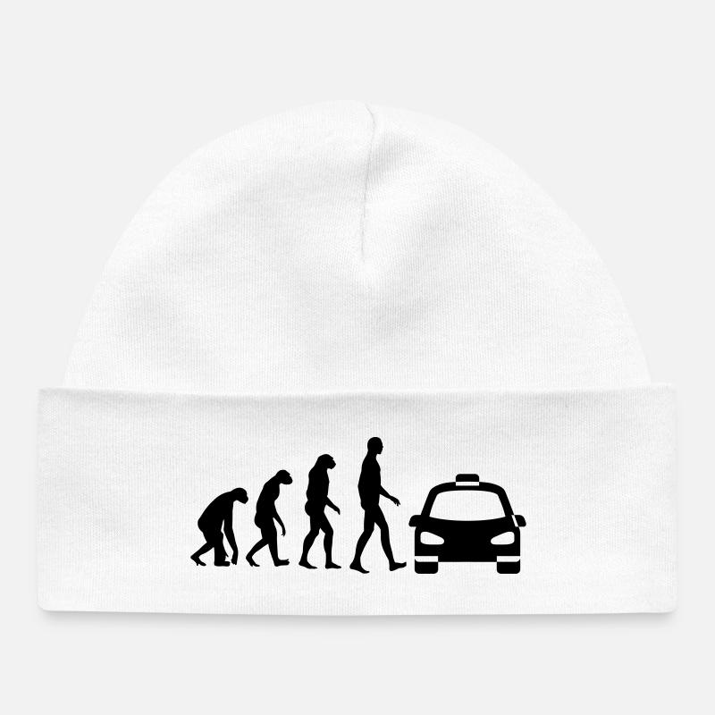 Taxi - Bonnet bébé bio - blanc