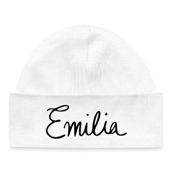 Emilia - Baby Organic Beanie - white - Front