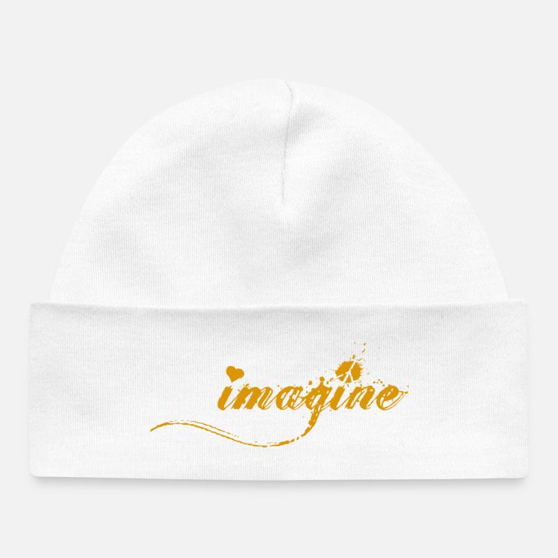 IMAGINER - Bonnet bébé bio - blanc