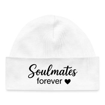 Eternal Souls Boho Scripture Design - Baby Organic Beanie - white - Front