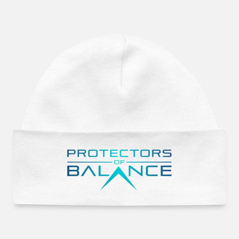 Protecteurs de l’Équilibre - Bonnet bébé bio - blanc