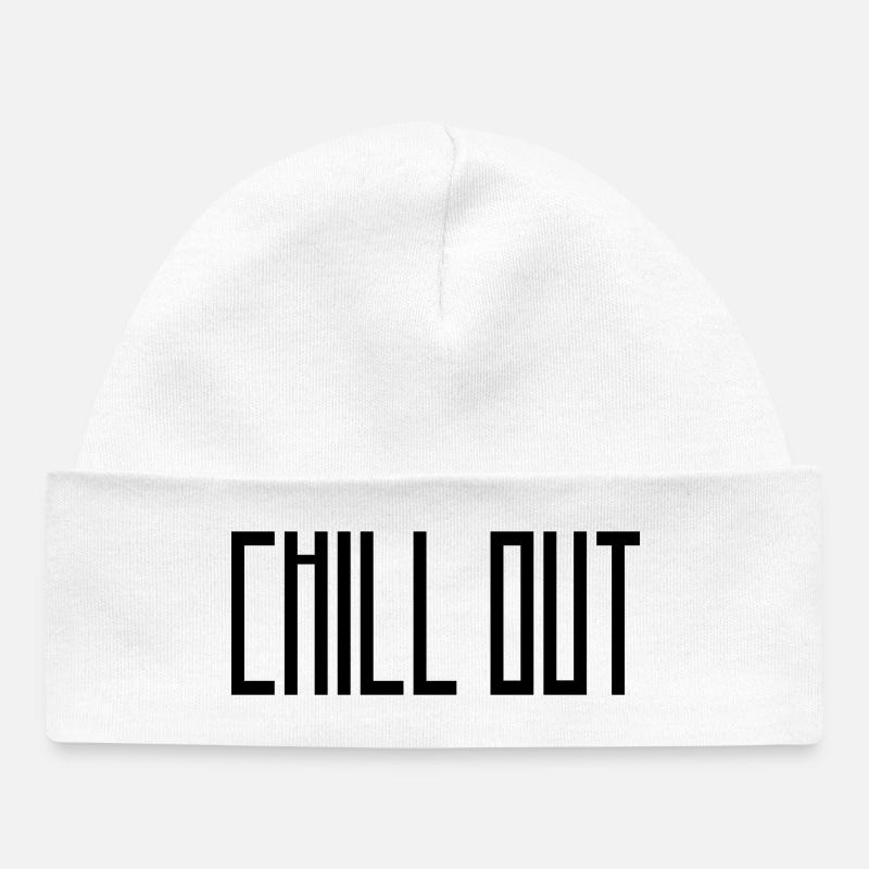 chill_out - Bonnet bébé bio - blanc