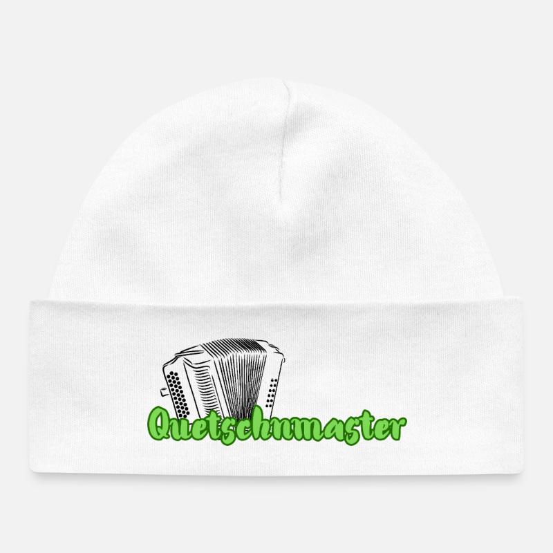 Quetschnmaster  - Baby Organic Mütze - Weiß