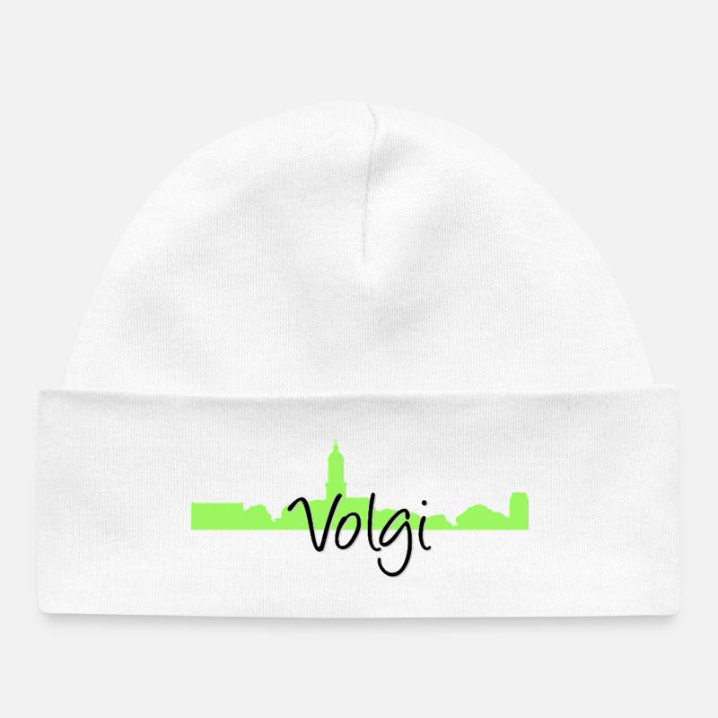 Volkach | Volgi | Boucle principale - Bonnet bébé bio - blanc