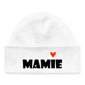 GRANNY. MAMMA. GRANDMOTHER. MOTHER'S DAY. GIFT - Baby Organic Beanie - white - Front