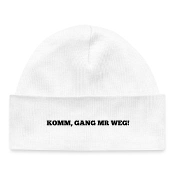 Swabian saying Swabian Swabia funny - Baby Organic Beanie - white - Front