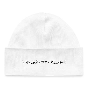 Ornament Line - Baby Organic Beanie - white - Front