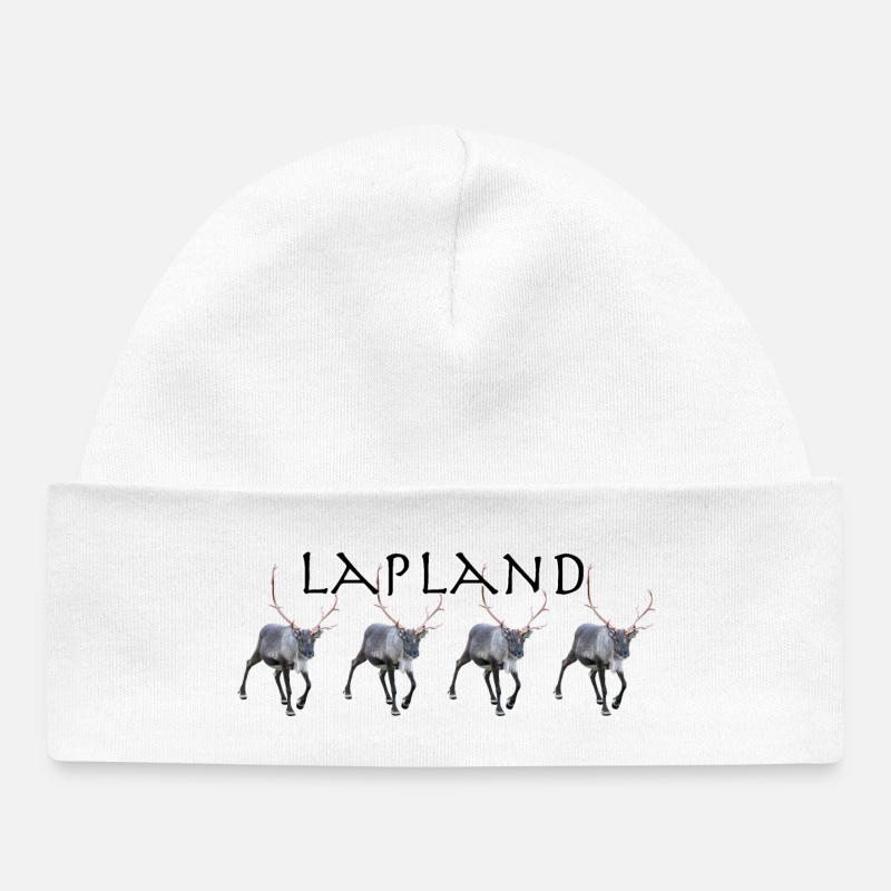 Laponie - Bonnet bébé bio - blanc