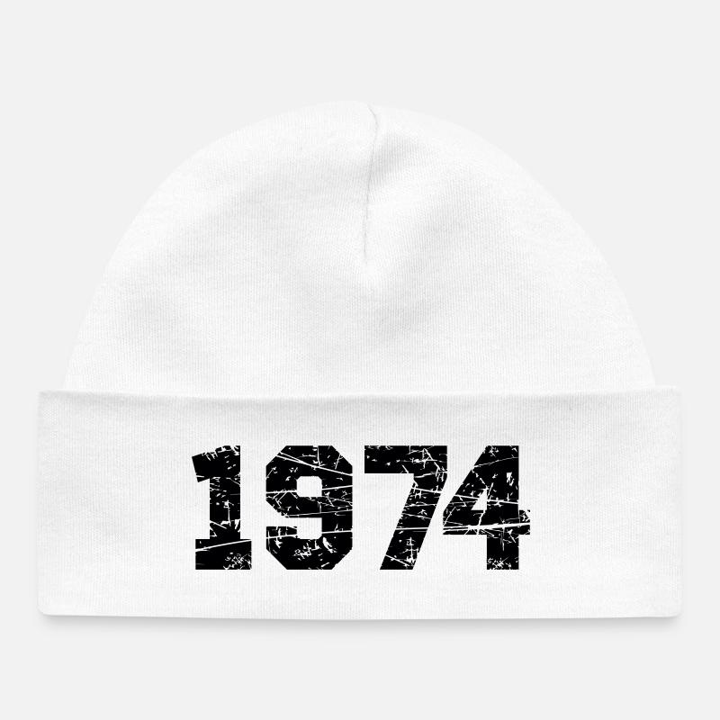 1974 - Bonnet bébé bio - blanc