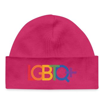 Pride Month - LGBTQ+ - Baby Organic Beanie - white - Front
