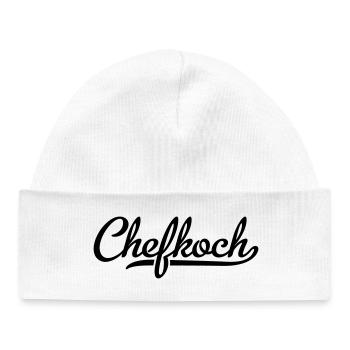 Chefkoch - Baby Organic Mütze - Weiß - Vorne