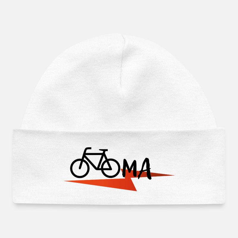 Meilleur vélo de montagne Granny Bicycle Flash - Bonnet bébé bio - blanc