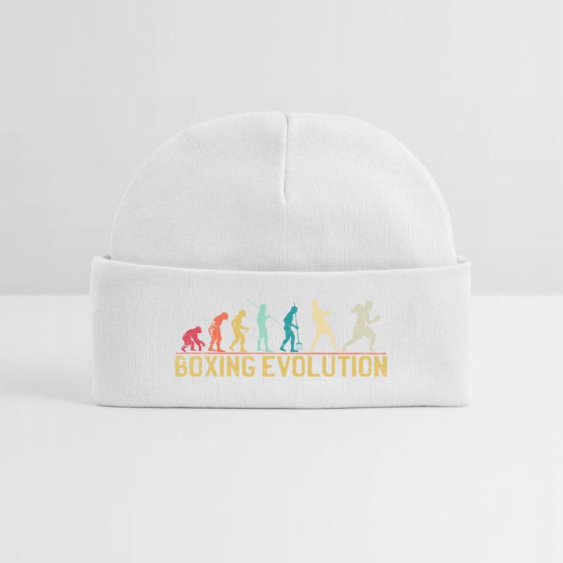 Boxing Evolution Progression Design Bonnet bébé bio