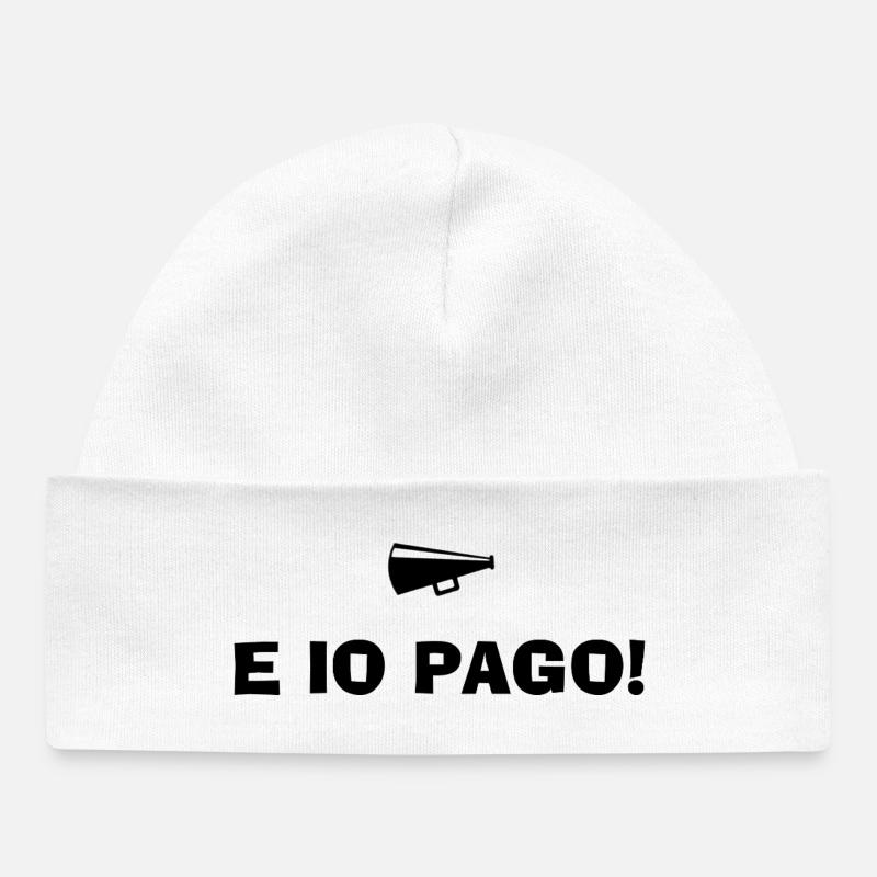 And I Pay - Baby Organic Beanie - white