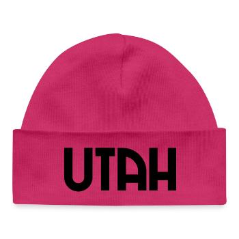 Utah - Salt Lake City - USA - America - Amerika - Baby Organic Beanie - white - Front