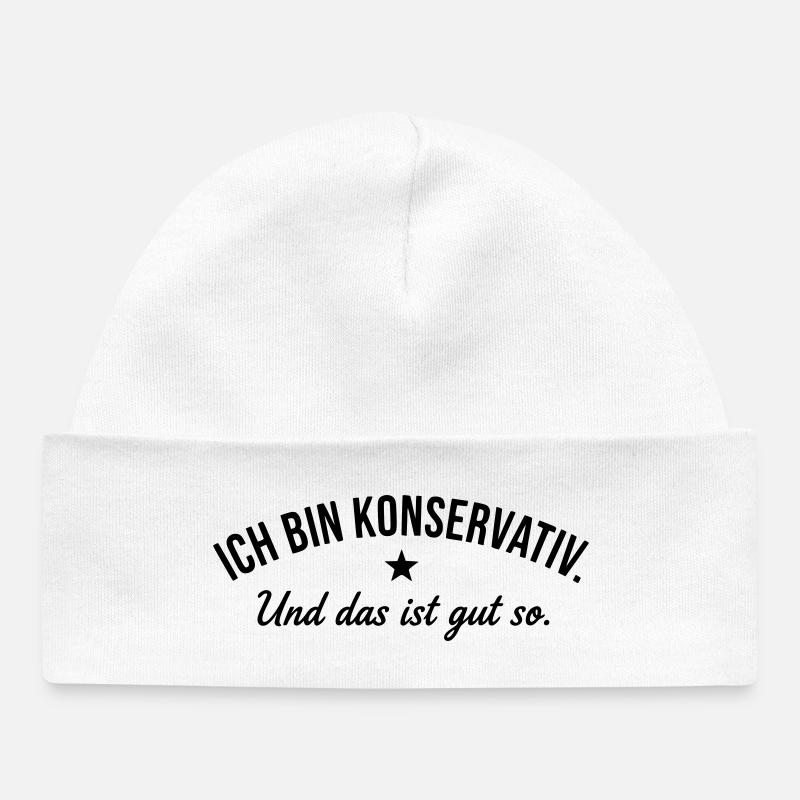 conservateur - Bonnet bébé bio - blanc