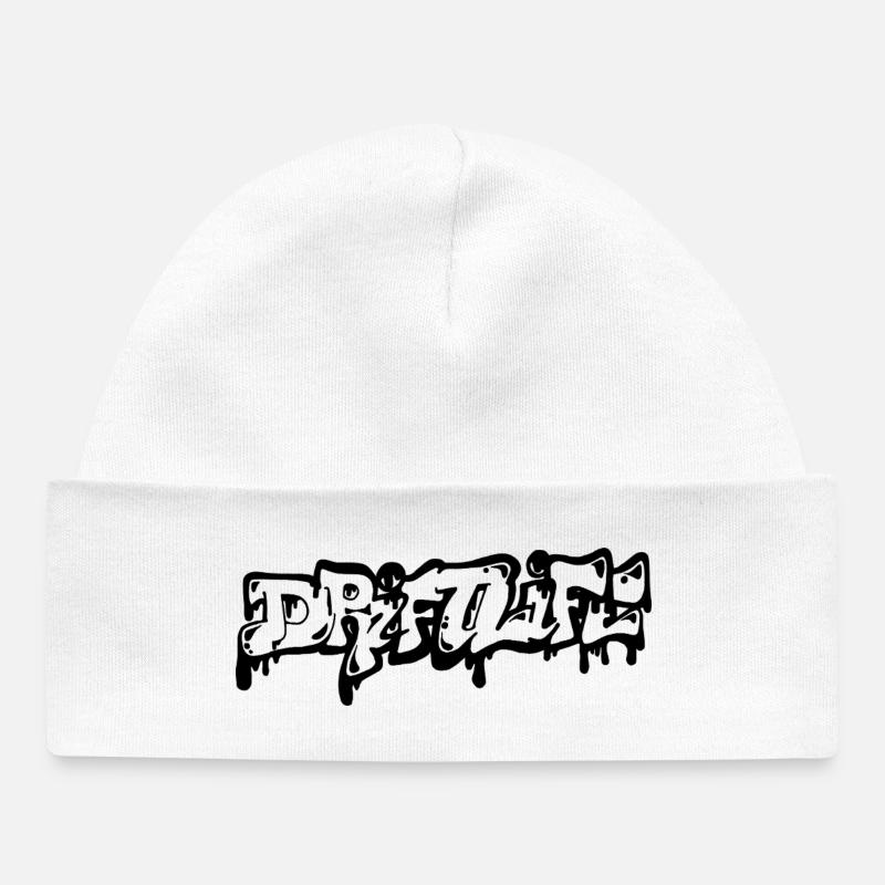 vie dérivante - Bonnet bébé bio - blanc