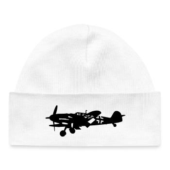 Bf-109 - Bonnet bébé bio - blanc - Devant