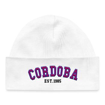 Cordoba Est 1985 - Baby Organic Beanie - white - Front
