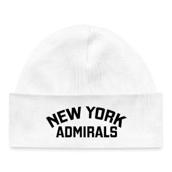 New York Admirals - Bonnet bébé bio - blanc - Devant